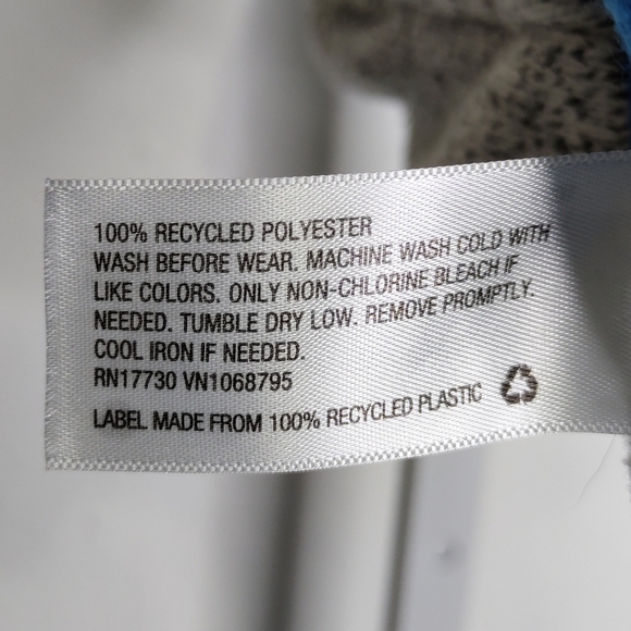 Cat & Jack Boys Blue & Gray Fleece Vest XS (4/5) - Picture 5 of 5